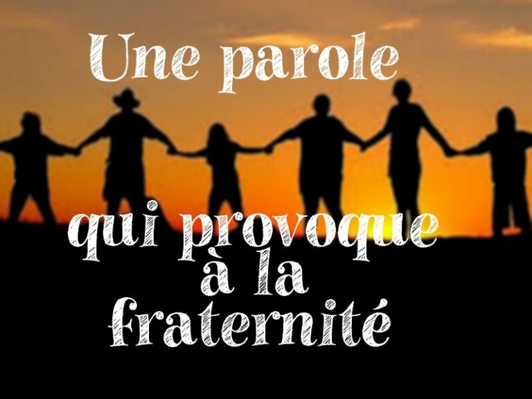 parole fraternité